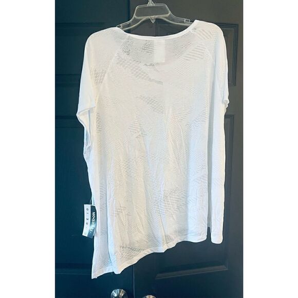 Core 10 by Reebok Women's Plus Size Asymmetrical Tee - Picture 3 of 6